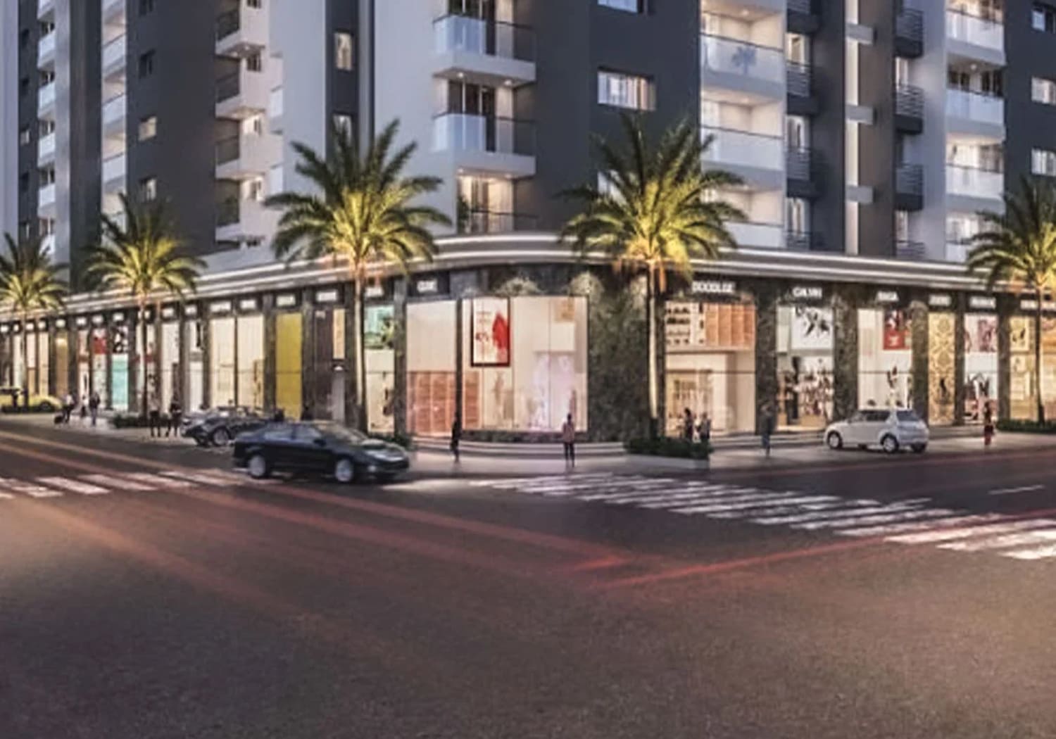 Exterior view of Sukhwani Minerva &mdash; photo gallery, images, brochure, amenities, cost sheet, price breakup, availability details, RERA number, RERA certificate, possession date, layout plan, logo, floor plan, master plan, and location map showcasing project highlights and features.